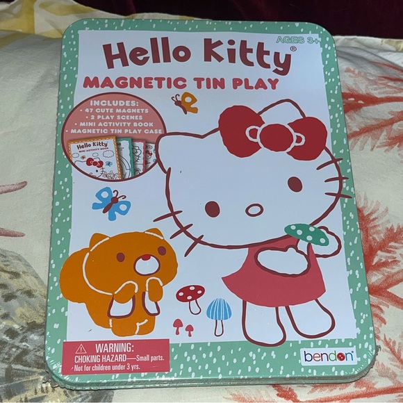 Hello Kitty Other - Hello Kitty Kids Magnetic Tin Play NEW NIB